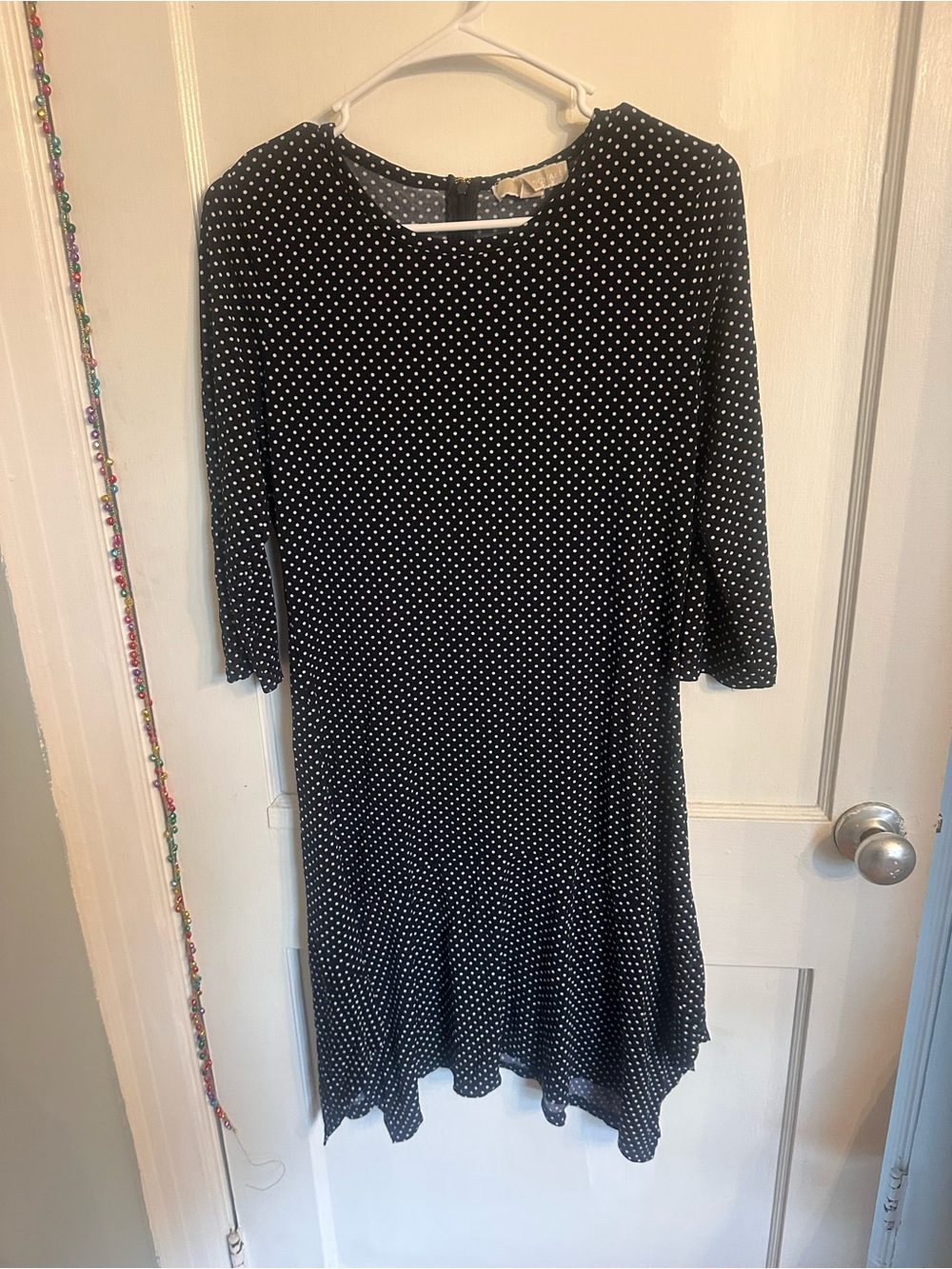 Michael Kors M Polka Dot Black & White Swing Dress